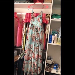 Beautiful backless maxi dress